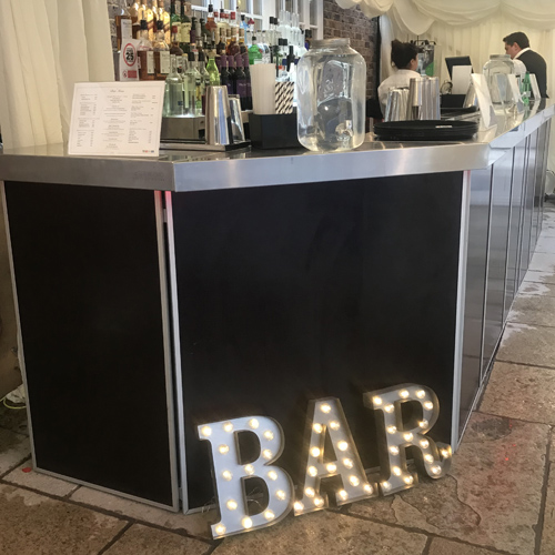 Light up bar sign