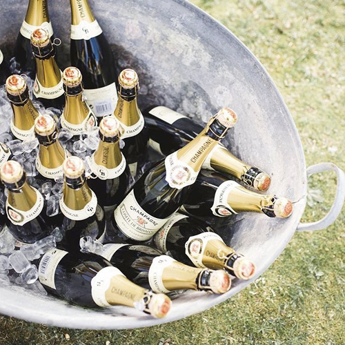 Galvanised drinks baths buckets