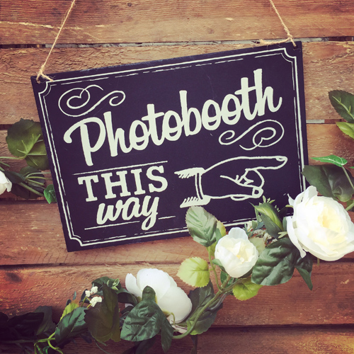 Photobooth sign