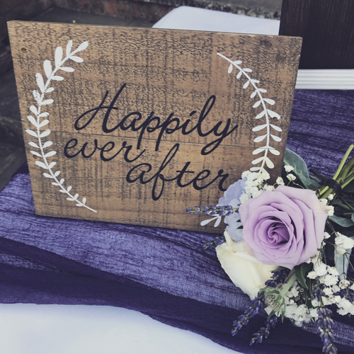 Happily ever after sign