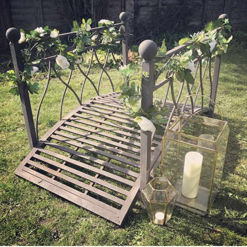 Iron decorative bridge
