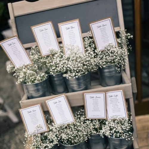 Table plan stand