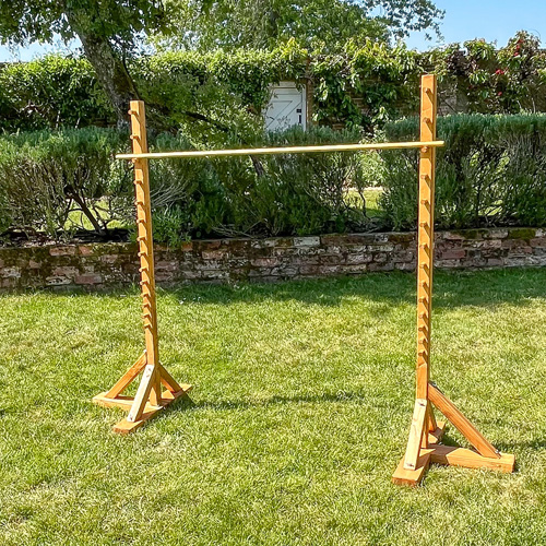 Wooden wedding limbo