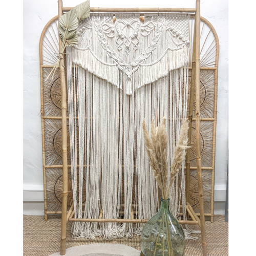Macrame backdrop