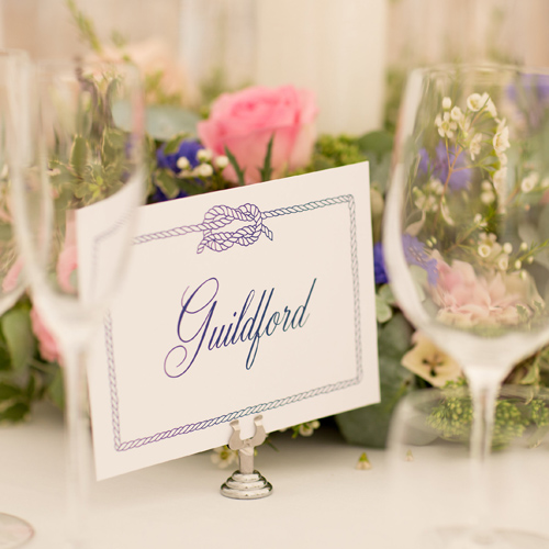 Menu holders silver