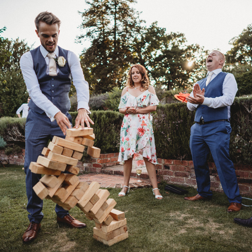 Giant jenga multi game package