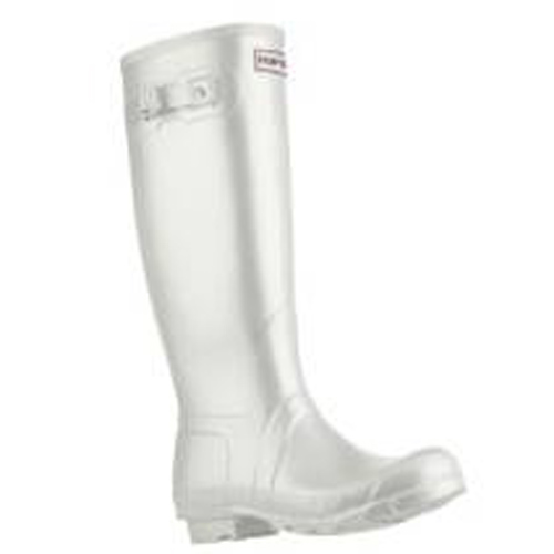 White hunter wellies