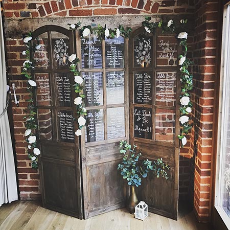 Bespoke screen door table plan