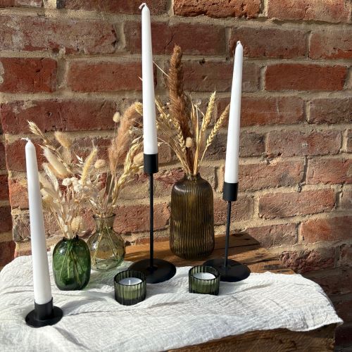 Black candlesticks