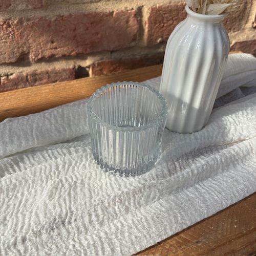 Ivory white table runner